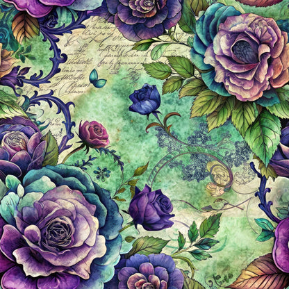 Love Letter Blooms Pattern 10 Minky Fabric