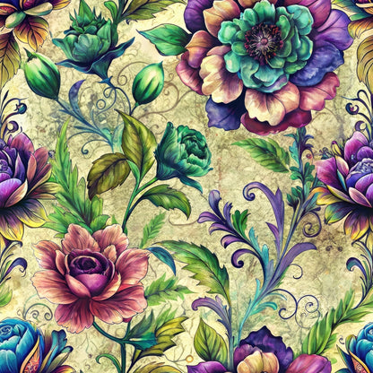 Love Letter Blooms Pattern 2 Minky Fabric