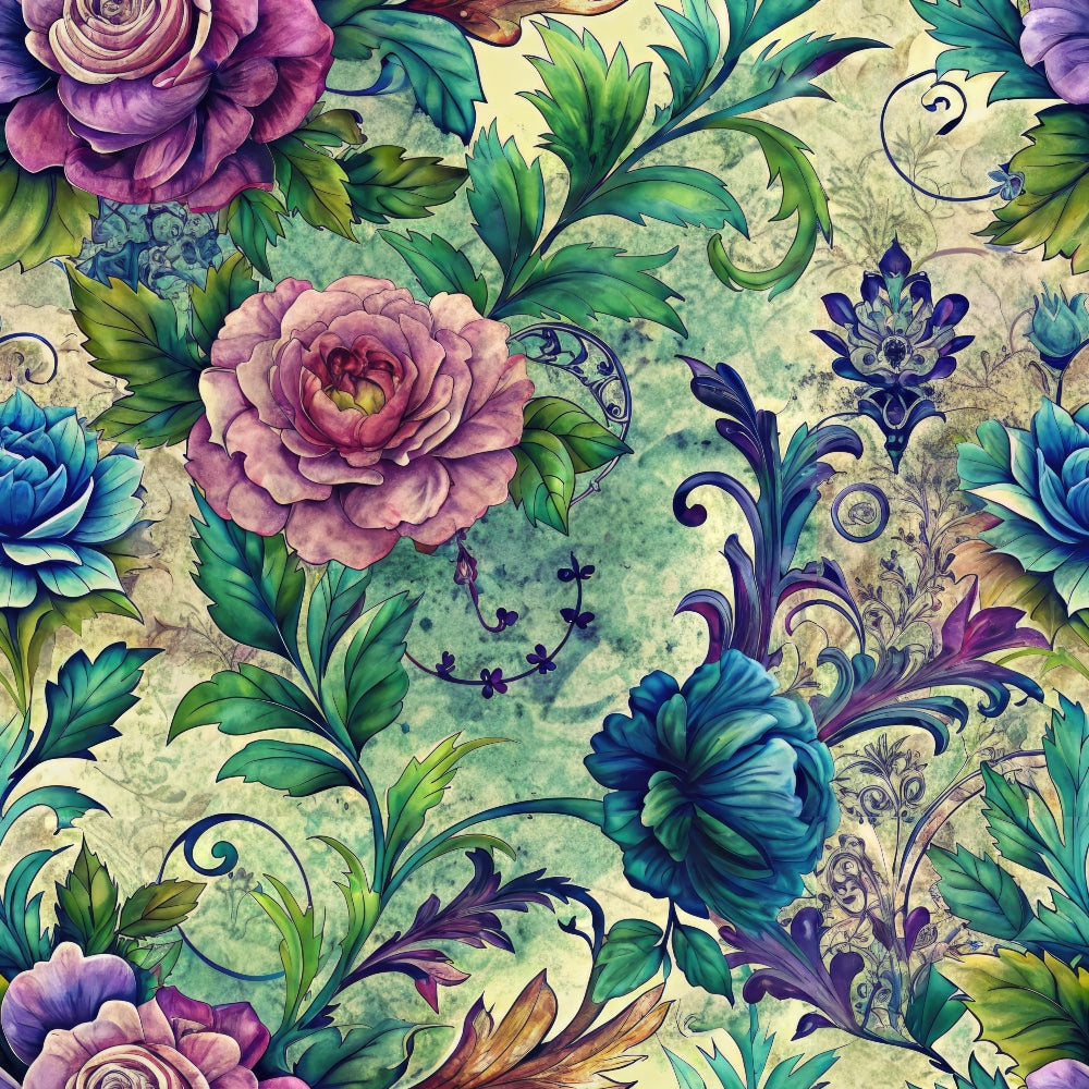 Love Letter Blooms Pattern 3 Minky Fabric