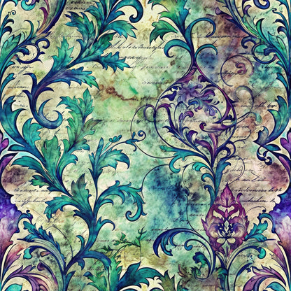 Love Letter Blooms Pattern 5 Minky Fabric