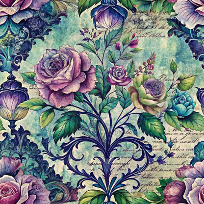 Love Letter Blooms Pattern 7 Minky Fabric