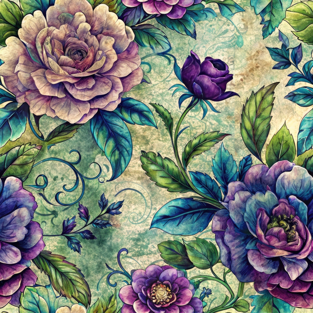 Love Letter Blooms Pattern 9 Minky Fabric