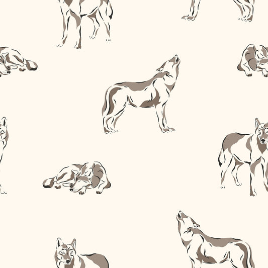 Forest Animal Pattern 14 Quilting Cotton Fabric
