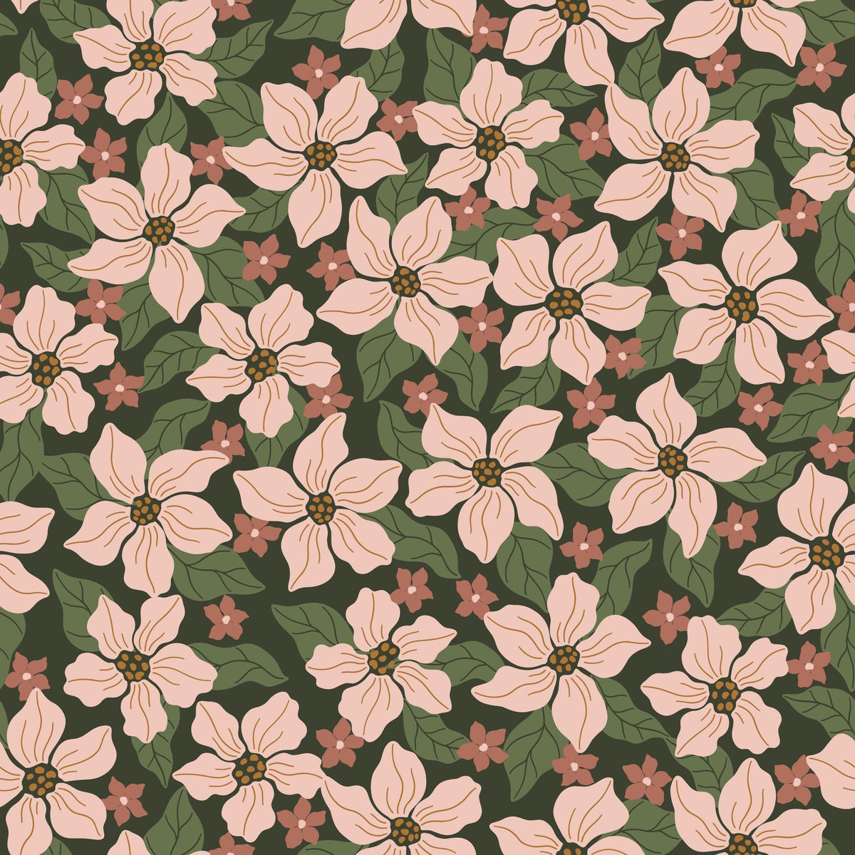 Woodland Wolves Pattern 15 Minky Fabric
