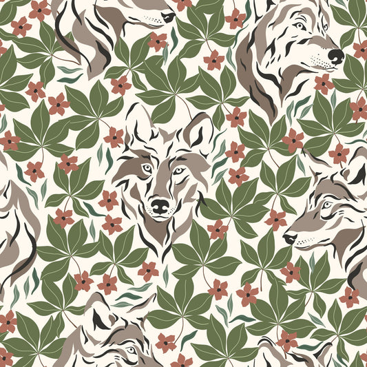 Forest Animal Pattern 16 Quilting Cotton Fabric