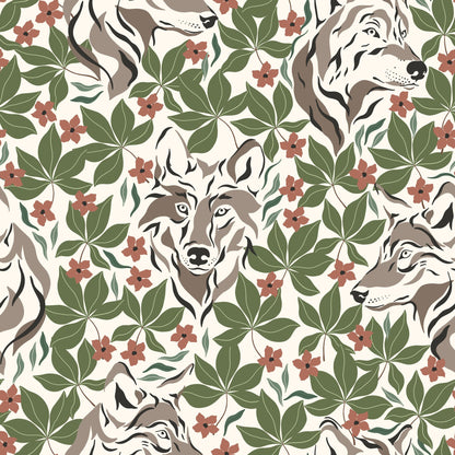 Woodland Wolves Pattern 16 Minky Fabric
