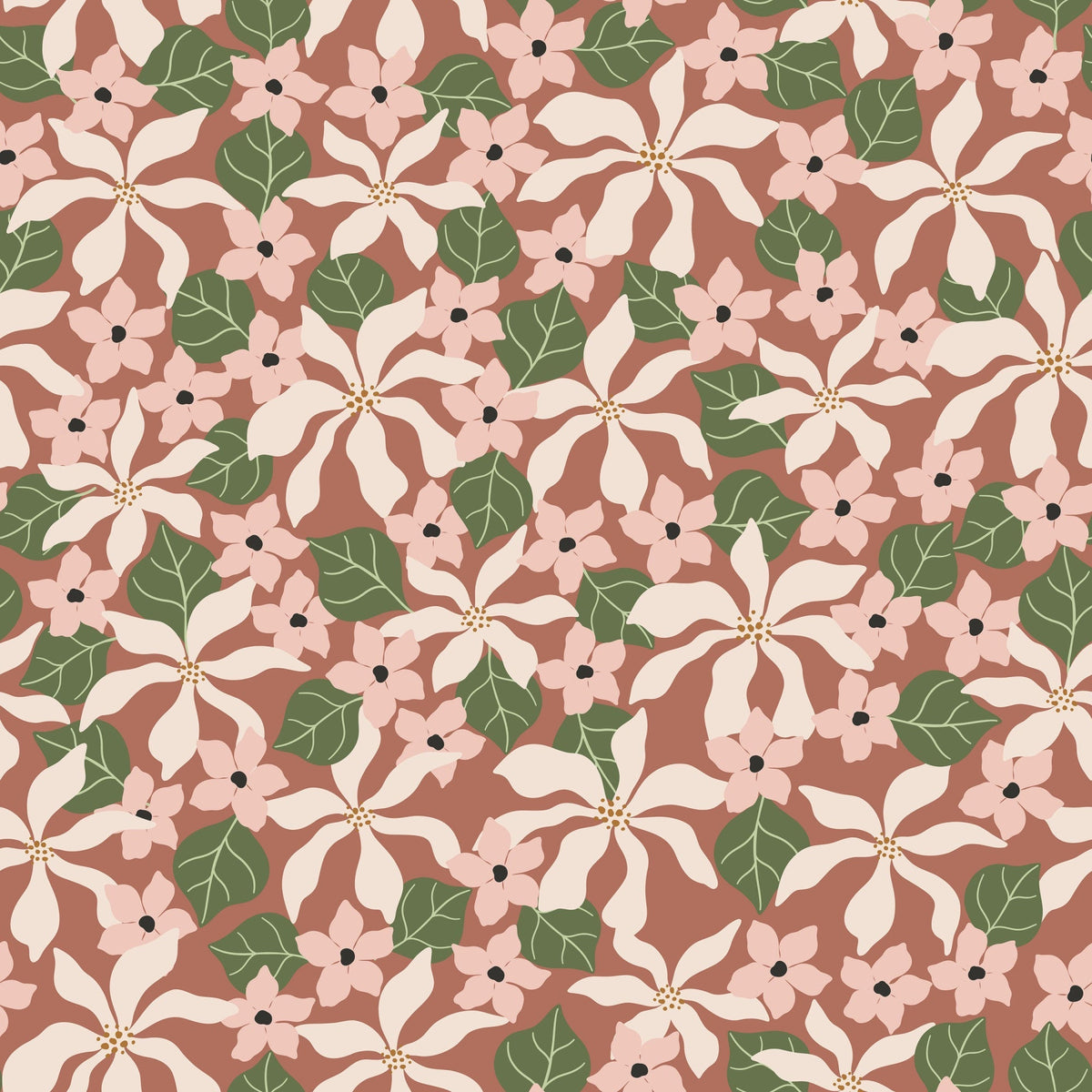 Woodland Wolves Pattern 1 Minky Fabric