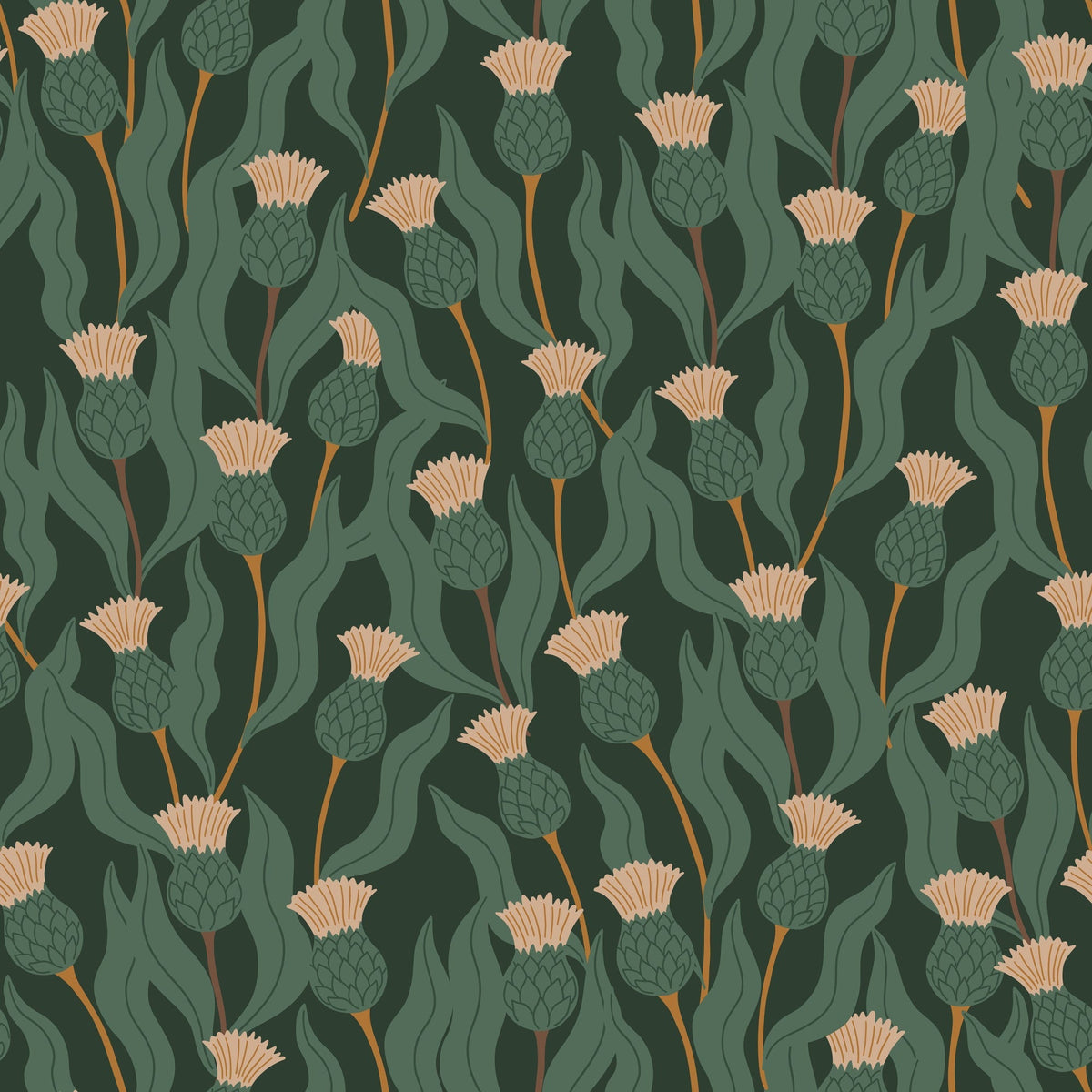 Woodland Wolves Pattern 5 Minky Fabric