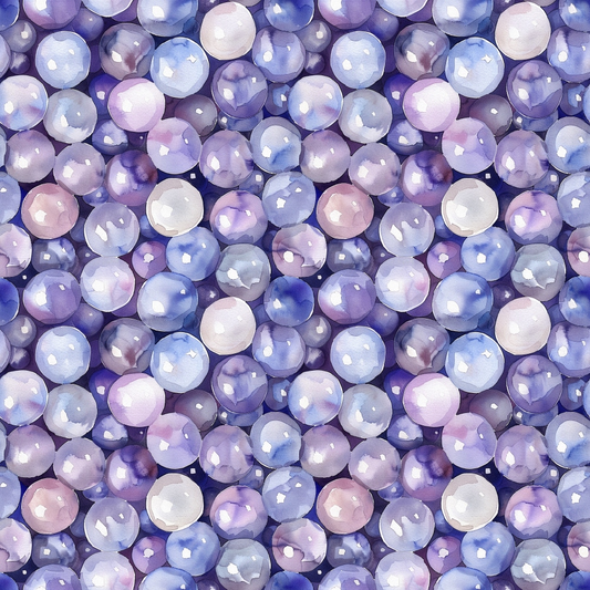 Freshwater Pearls Pattern 2 Quilting Cotton Fabric