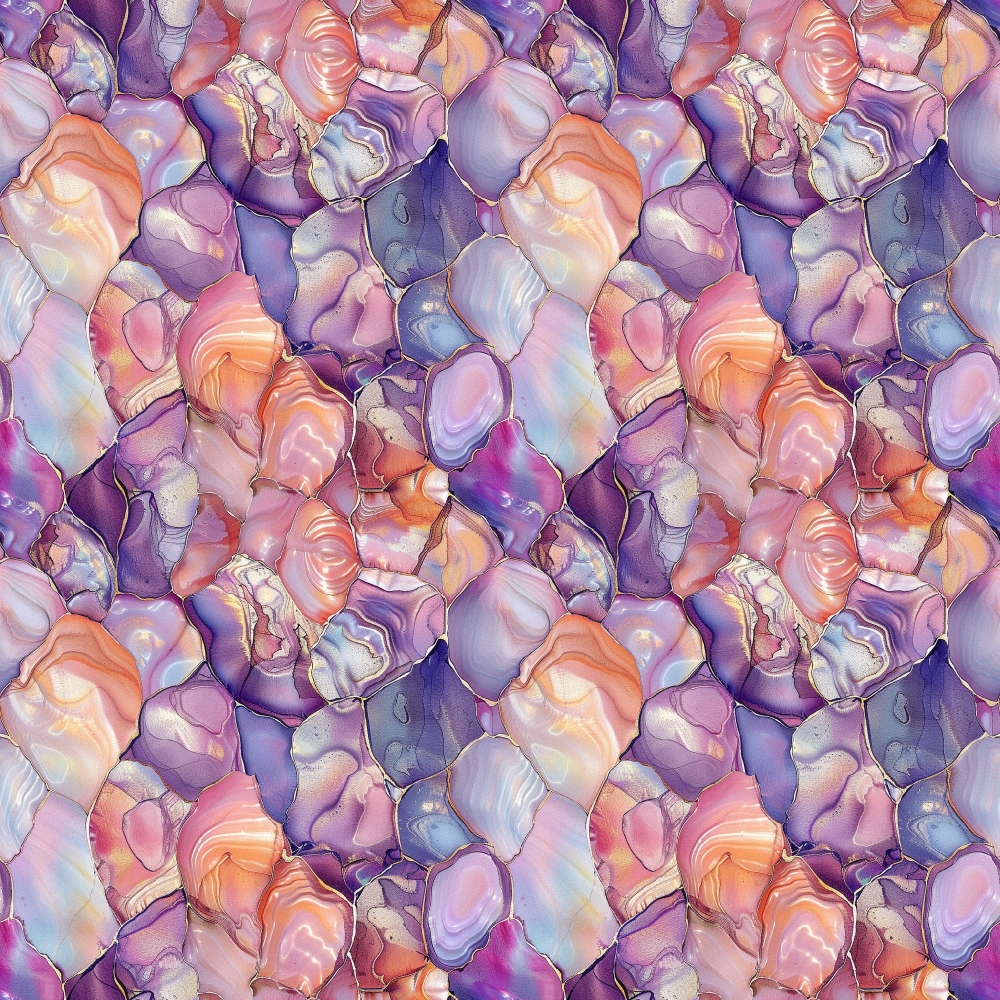 Moonstone Marbles Pattern 4 Minky Fabric