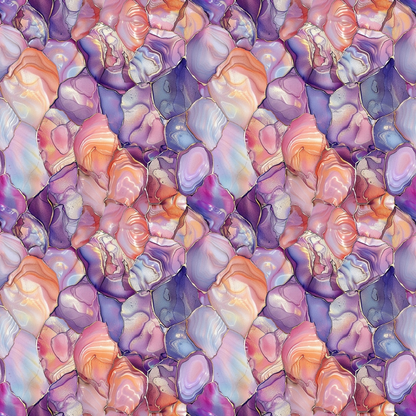 Moonstone Marbles Pattern 4 Minky Fabric