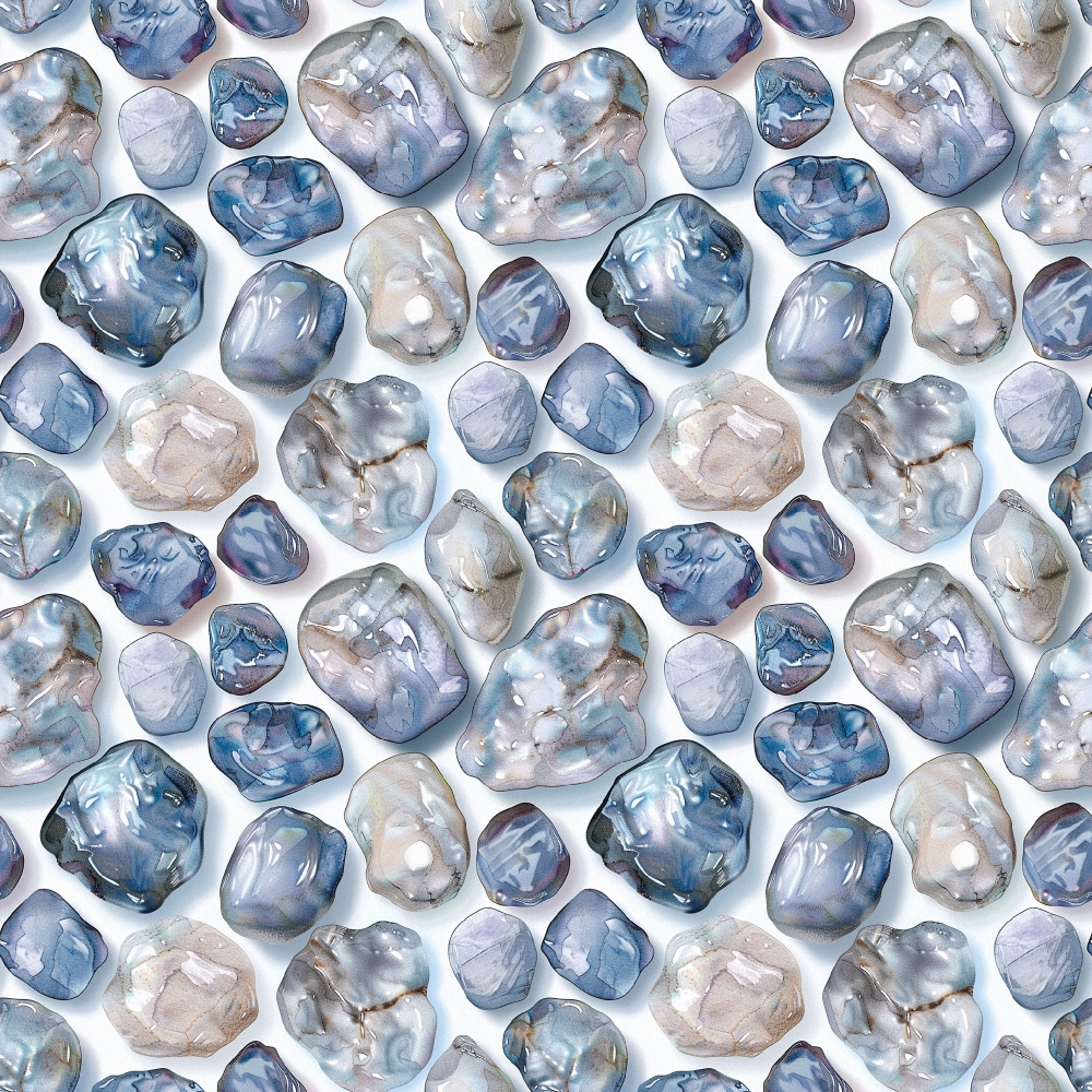 Moonstone Marbles Pattern 7 Minky Fabric