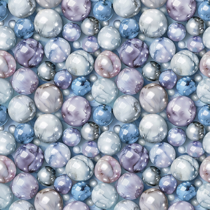 Moonstone Marbles Pattern 9 Minky Fabric
