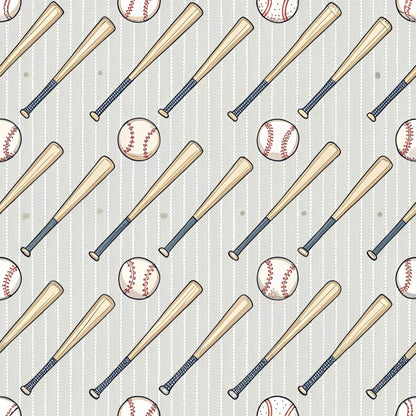 Vintage Ballpark Pattern 13 Minky Fabric