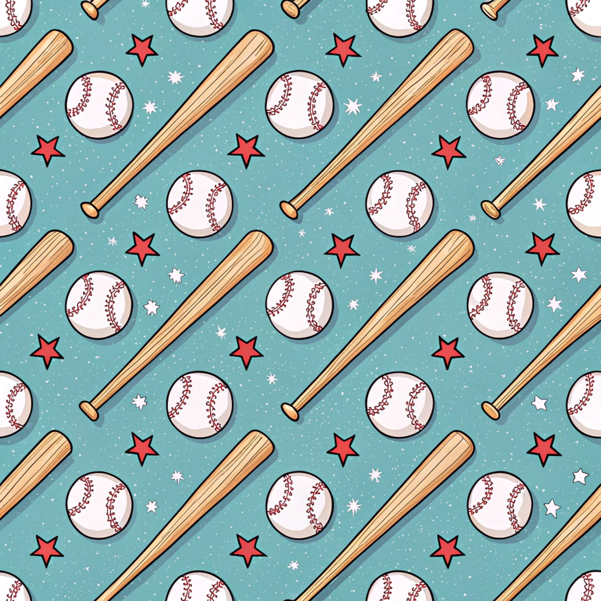 Vintage Ballpark Pattern 17 Minky Fabric