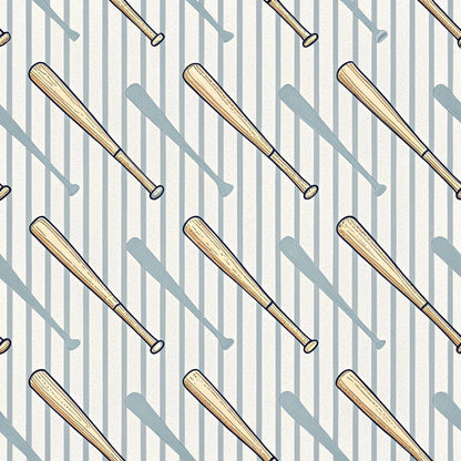 Vintage Ballpark Pattern 21 Minky Fabric