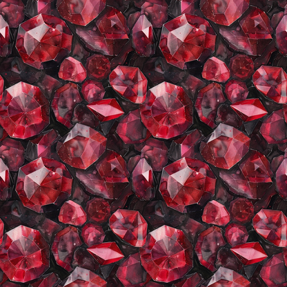 Ruby Crystals Pattern 10 Minky Fabric
