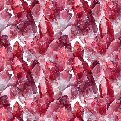 Ruby Crystals Pattern 3 Minky Fabric