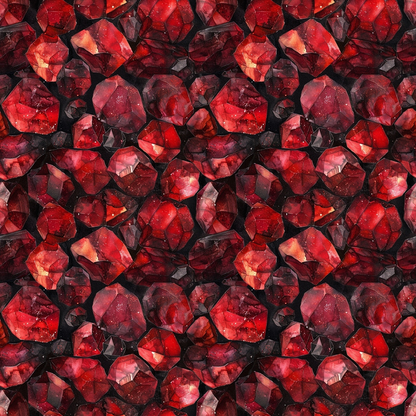 Ruby Crystals Pattern 5 Minky Fabric