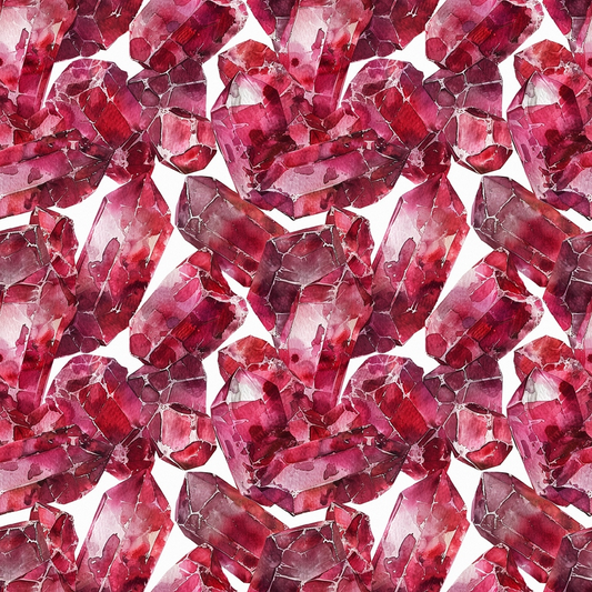 Garnet Gemstones Pattern 7 Quilting Cotton Fabric