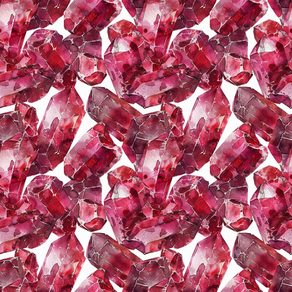 Ruby Crystals Pattern 7 Minky Fabric