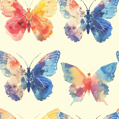 Kaleidoscope Wings Pattern 18 Minky Fabric