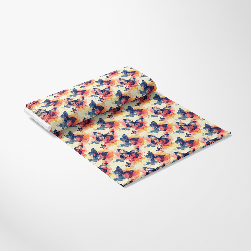 Geometric Butterflies Pattern 3 Quilting Cotton Fabric