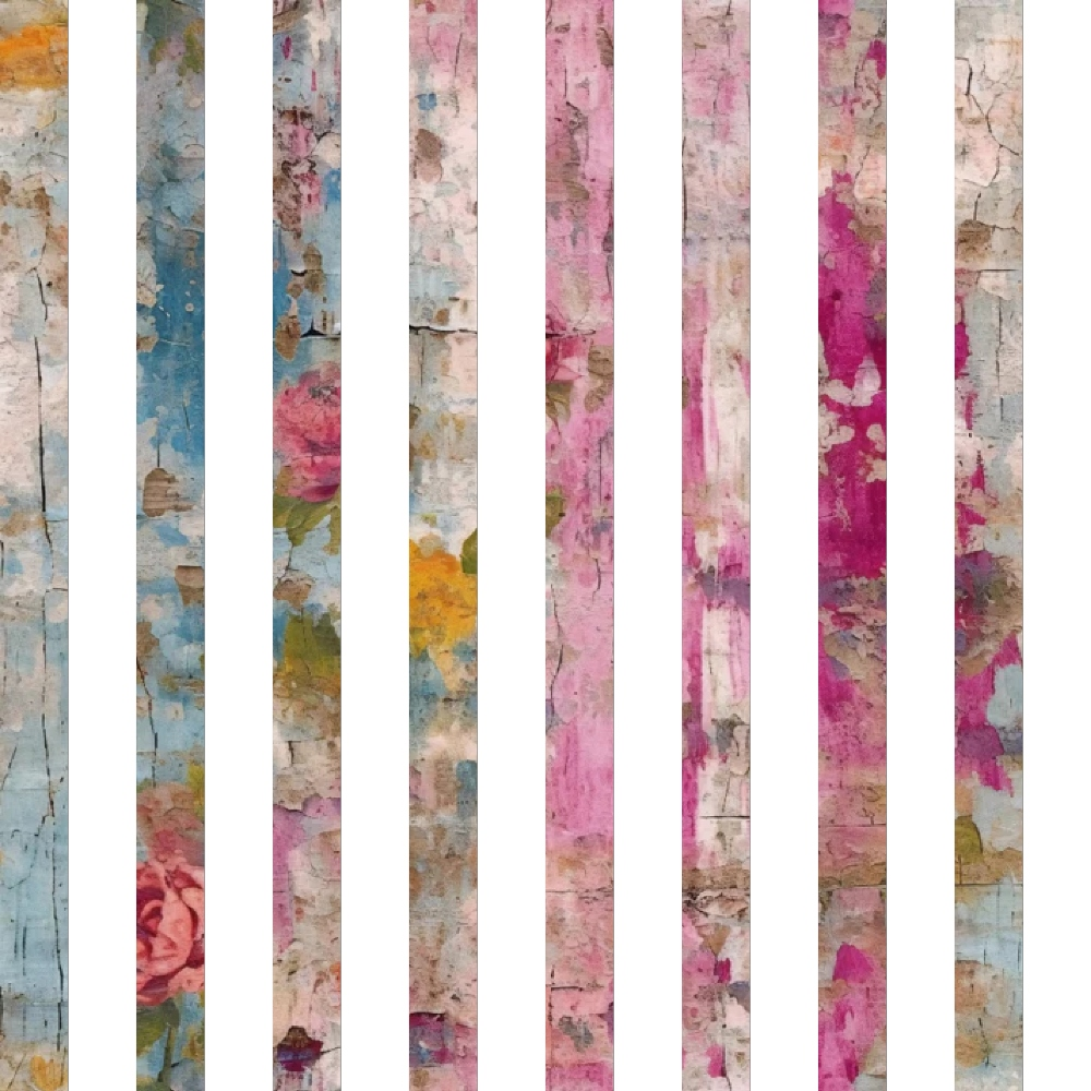 Weathered Blooms Pattern 25 Minky Fabric