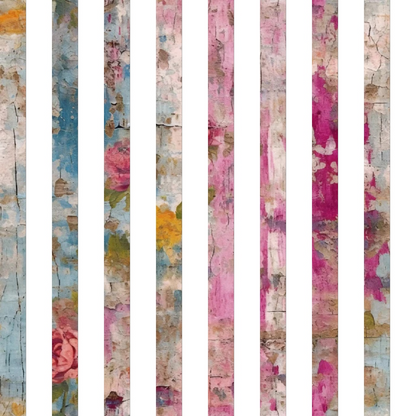 Weathered Blooms Pattern 25 Minky Fabric
