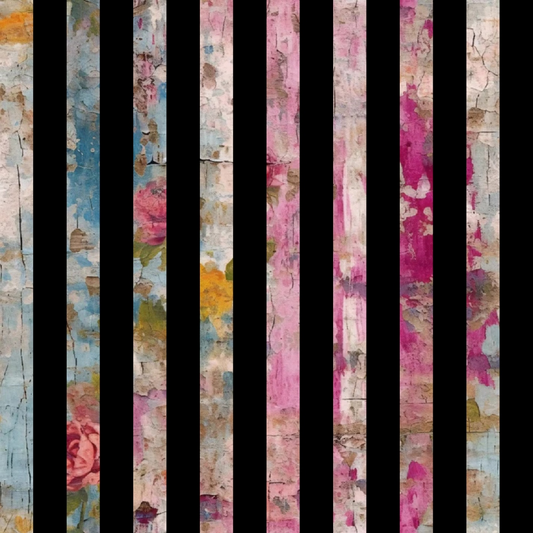 Girly Grunge Plaster Pattern 26 Quilting Cotton Fabric