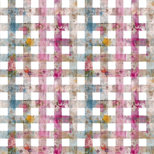 Girly Grunge Plaster Pattern 27 Quilting Cotton Fabric