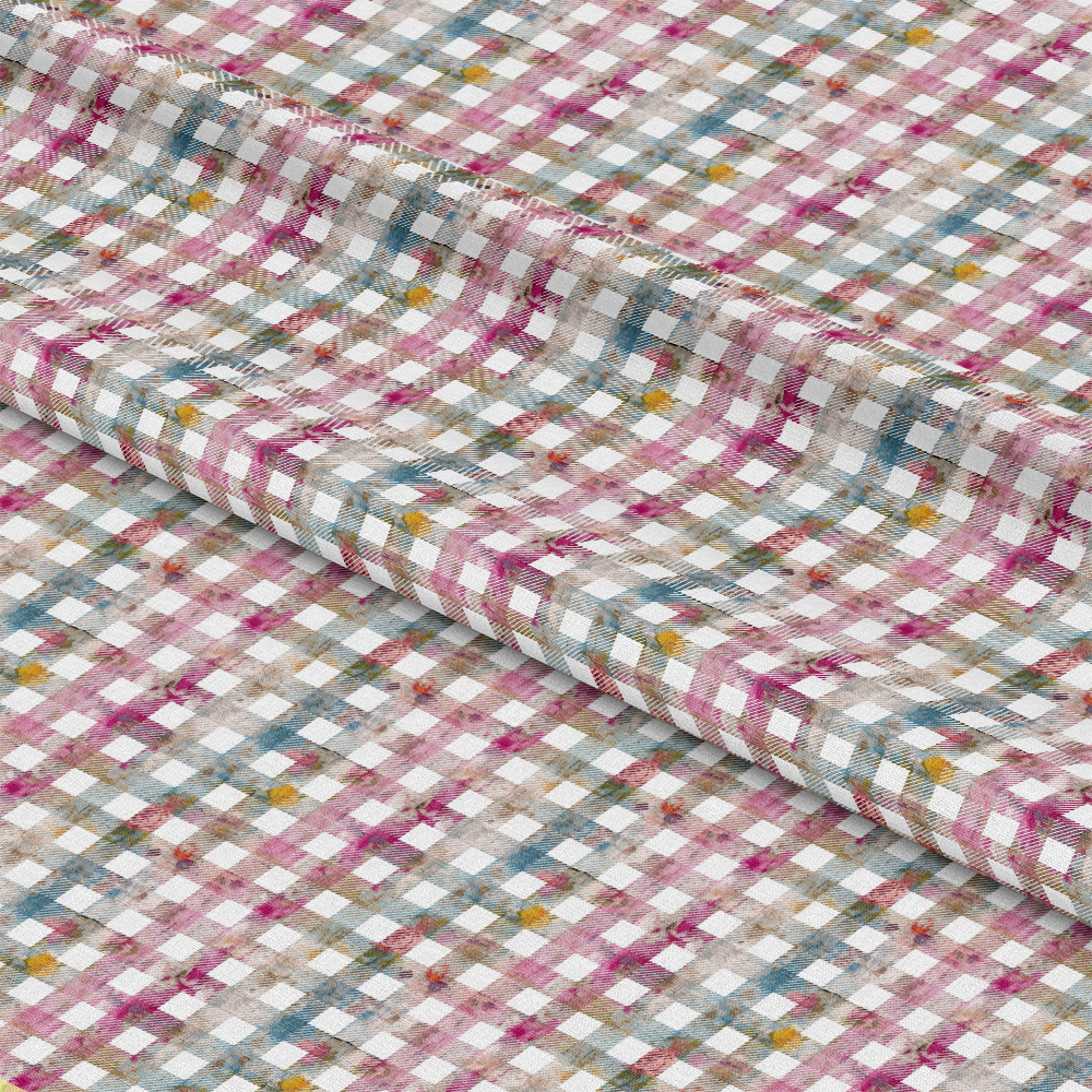 Girly Grunge Plaster Pattern 27 Quilting Cotton Fabric