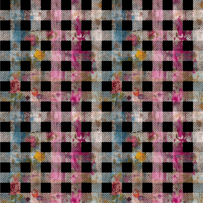 Girly Grunge Plaster Pattern 28 Quilting Cotton Fabric
