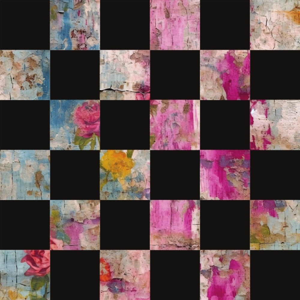Weathered Blooms Pattern 32 Minky Fabric