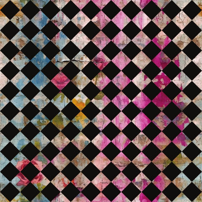 Girly Grunge Plaster Pattern 37 Quilting Cotton Fabric