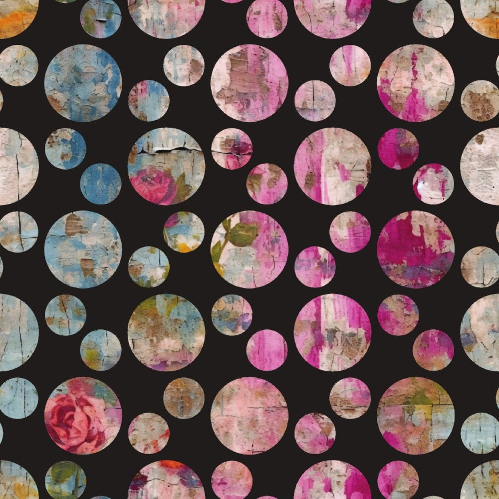 Weathered Blooms Pattern 36 Minky Fabric
