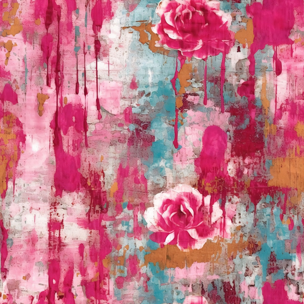 Weathered Blooms Pattern 12 Minky Fabric