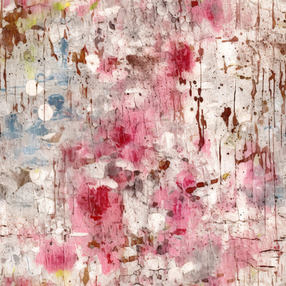 Girly Grunge Plaster Pattern 13 Quilting Cotton Fabric