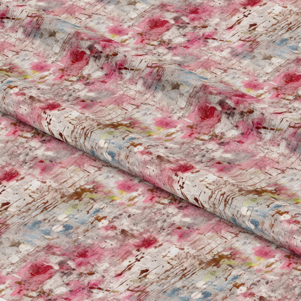 Girly Grunge Plaster Pattern 13 Quilting Cotton Fabric