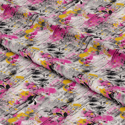 Girly Grunge Plaster Pattern 14 Quilting Cotton Fabric