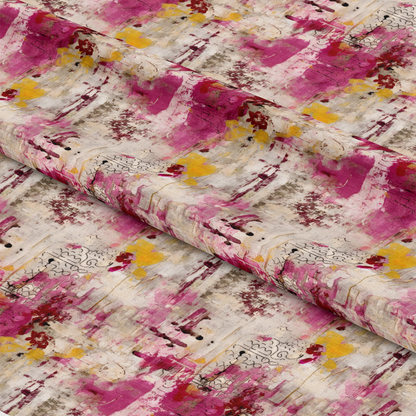 Girly Grunge Plaster Pattern 16 Quilting Cotton Fabric