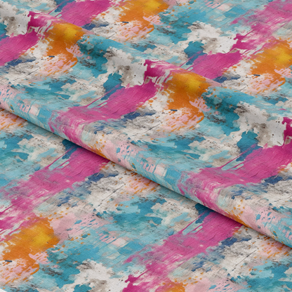Girly Grunge Plaster Pattern 17 Quilting Cotton Fabric