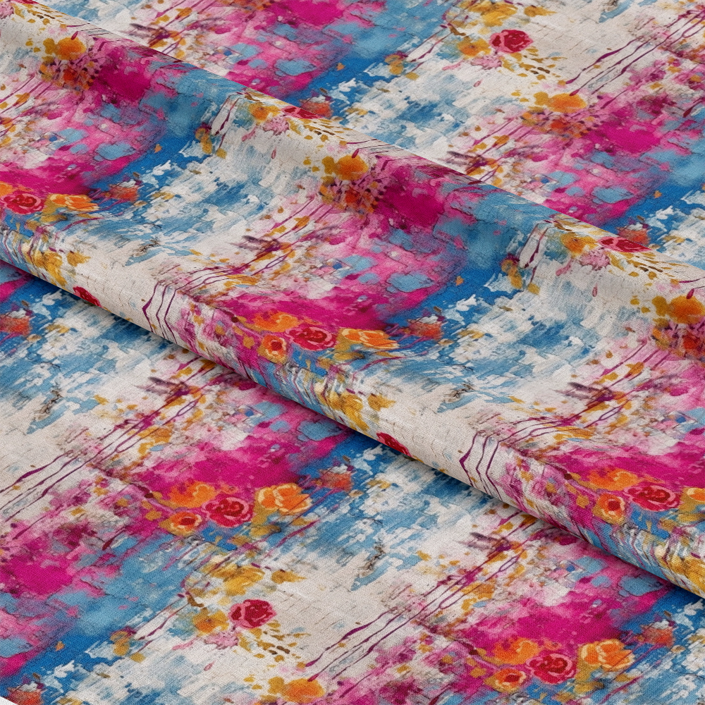 Girly Grunge Plaster Pattern 18 Quilting Cotton Fabric