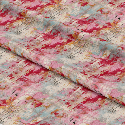 Girly Grunge Plaster Pattern 20 Quilting Cotton Fabric