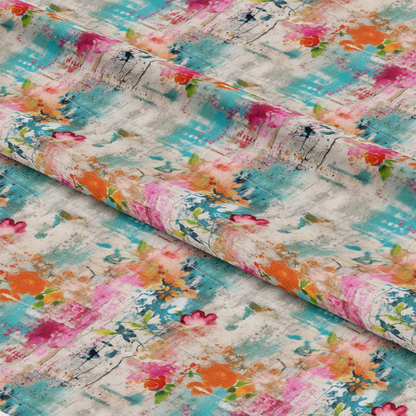 Girly Grunge Plaster Pattern 3 Quilting Cotton Fabric