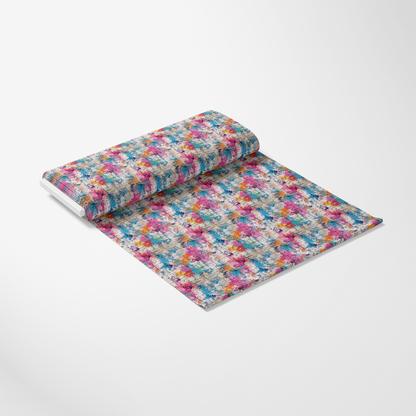 Girly Grunge Plaster Pattern 9 Quilting Cotton Fabric