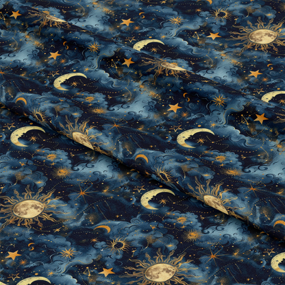 Golden Cosmos Pattern 3 Quilting Cotton Fabric