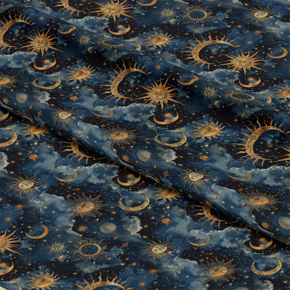 Golden Cosmos Pattern 4 Quilting Cotton Fabric