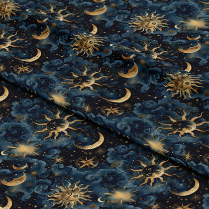 Golden Cosmos Pattern 5 Quilting Cotton Fabric