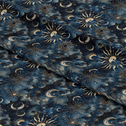 Golden Cosmos Pattern 6 Quilting Cotton Fabric